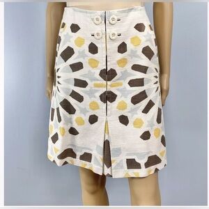 Anthropologie Elevenses Isabella Skirt | Size 2 | Graphic Print | Statement Pc.